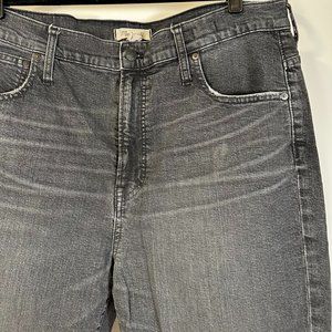 Madewell - Perfect Vintage Cropped Jeans in Faded Black - size 33